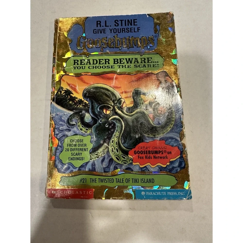 Goosebumps Readers Beware You Choose The Scare By R.L. Stine Paperback 1997